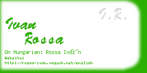 ivan rossa business card